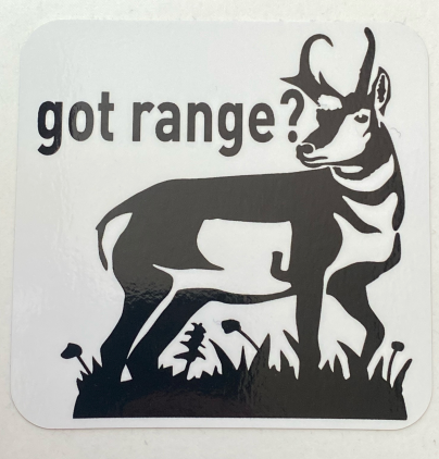 NMSU Range Club Sticker - Pronghorn